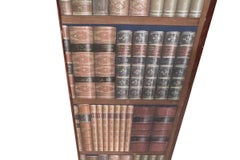 6 Panel Faux Library Trompe L'oeil   Folding Screen