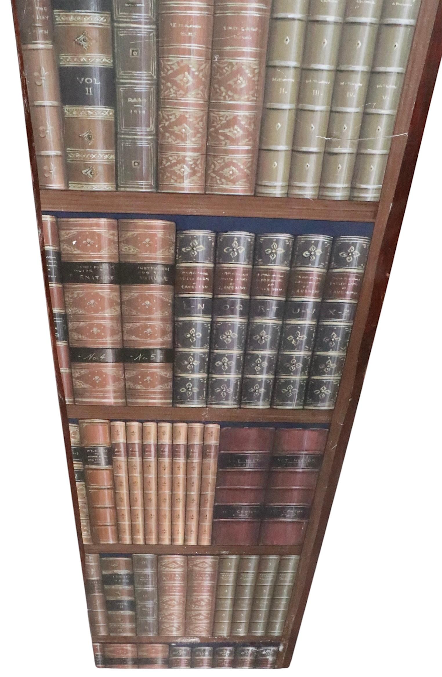 Americano 6 pannelli finta biblioteca L'Oeil   Schermo pieghevole in vendita