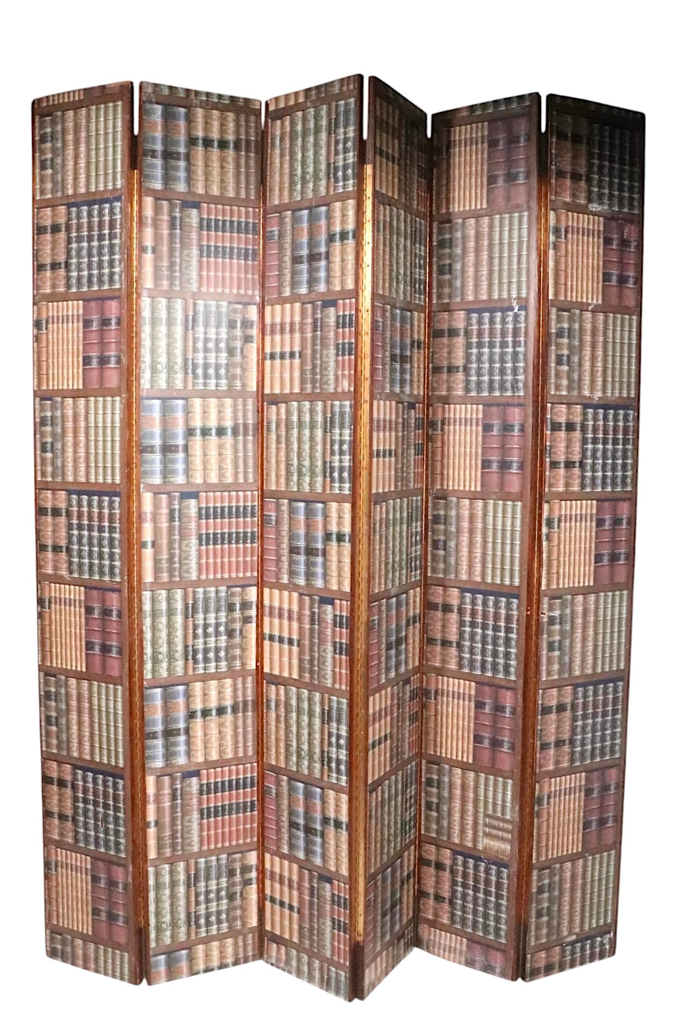 6 pannelli finta biblioteca L'Oeil   Schermo pieghevole in vendita 1