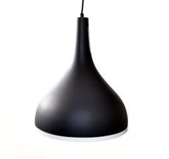 6 Pantone Black & White Adjustable Pendant Lamp Danish Modern, Priced by Item