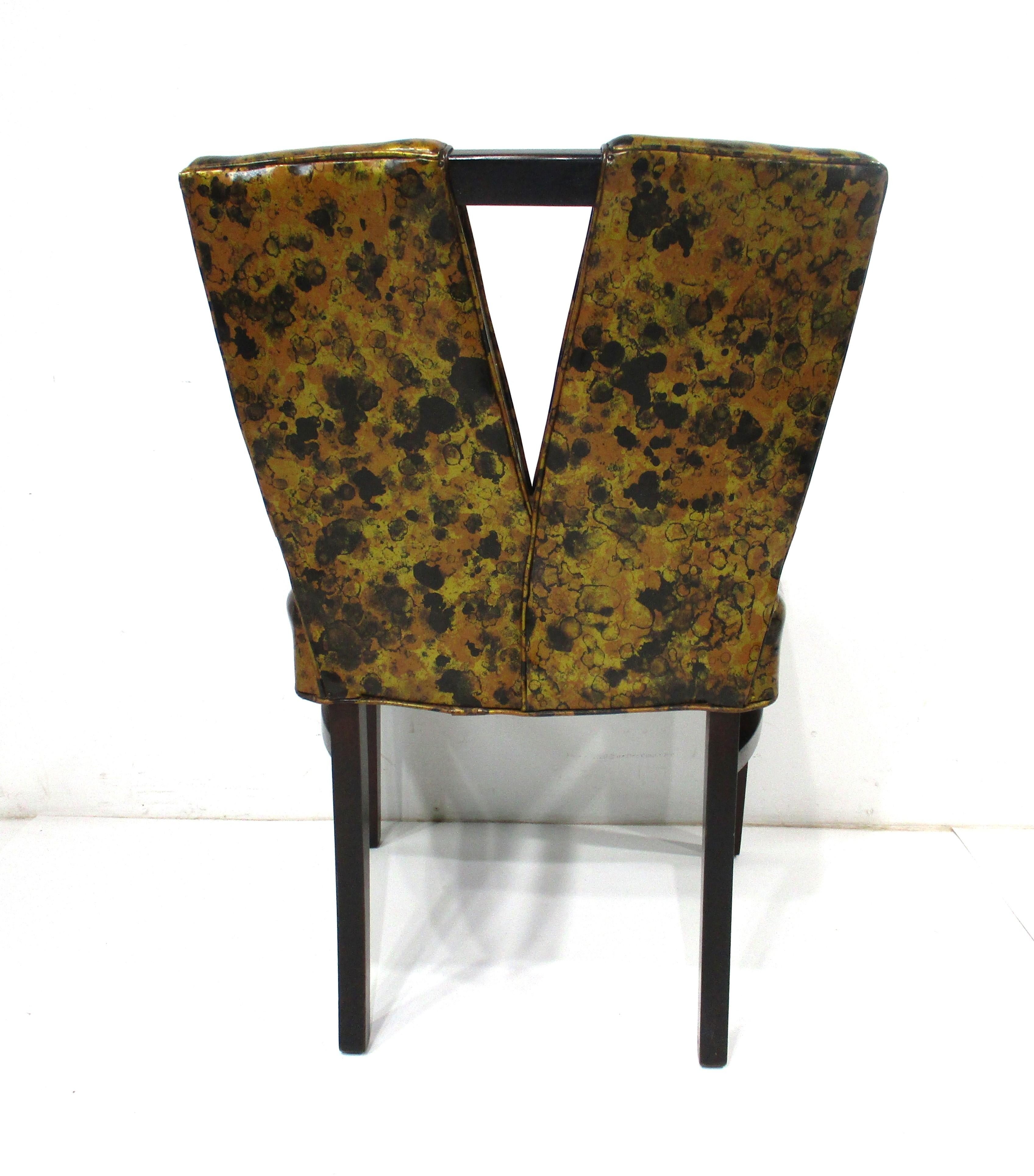 6 Paul Frankl Corset Dining Chairs for Johnson Bros. Furniture  For Sale 7