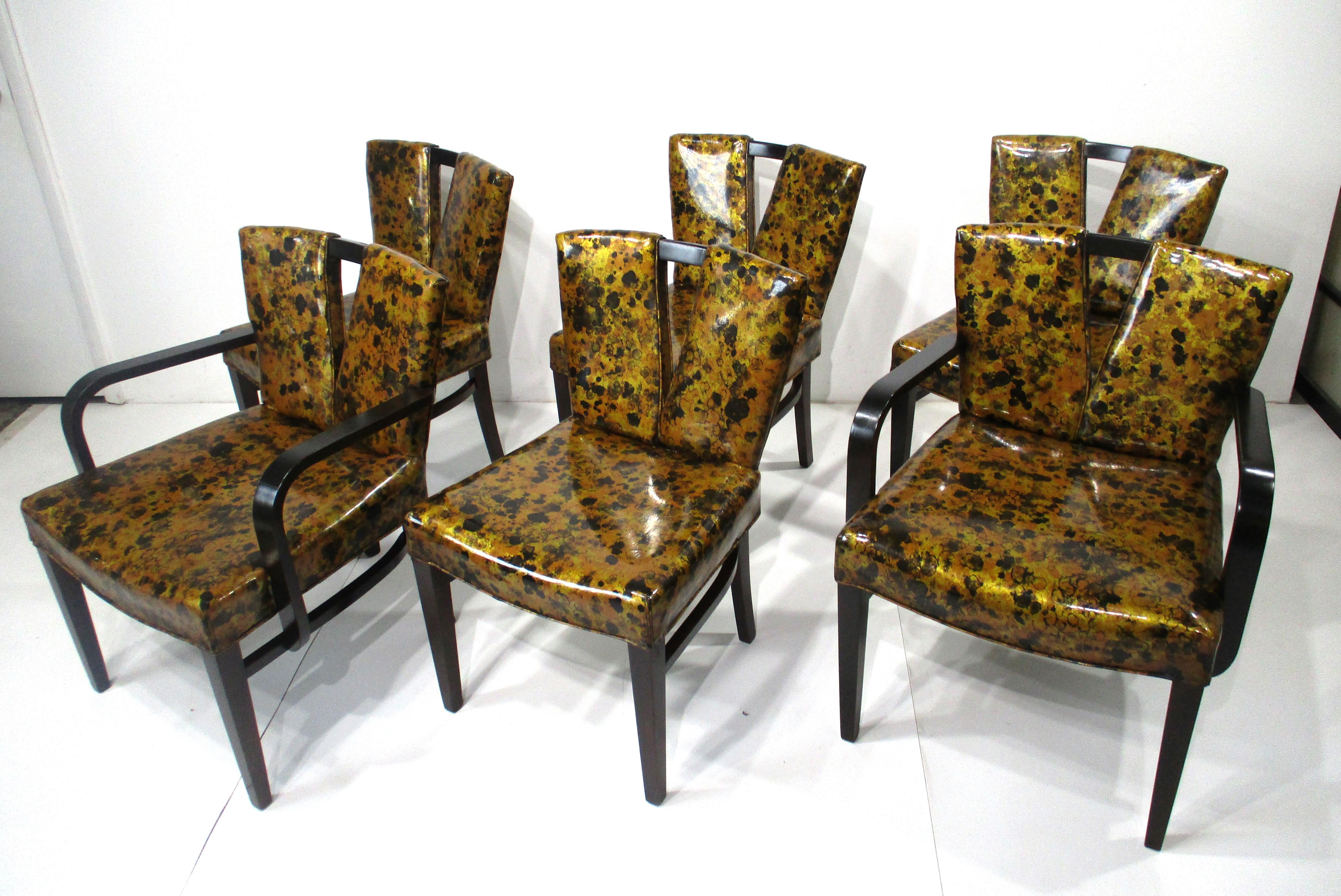 6 Paul Frankl Corset Dining Chairs for Johnson Bros. Furniture  For Sale 10