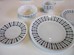 6 Paul McCobb 6-Piece Contempri Place Settings by Jackson China Co.