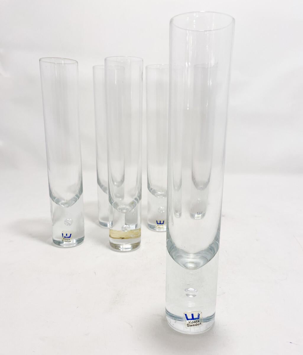 Suédois Service de verres 6 pièces Kosta Boda 