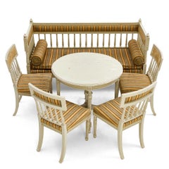 6-Piece Gustavian-Style Parlour Suite
