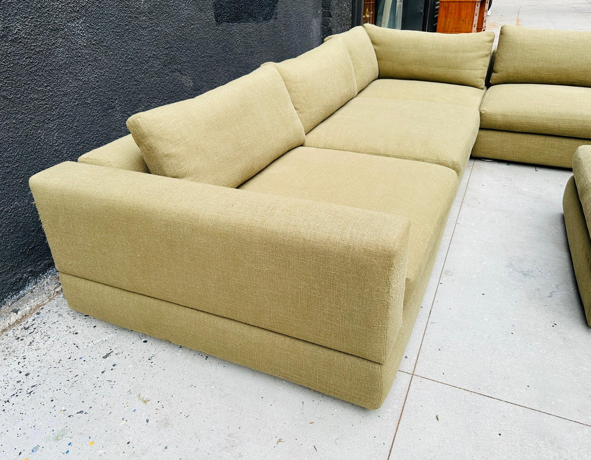 6 Piece Sectional Made in Italy by Rodolfo Dordoni for Minotti, Italy 2006 For Sale 5