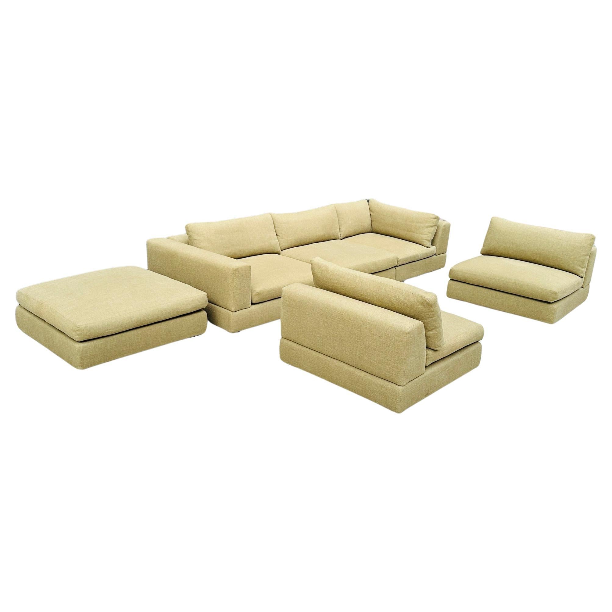 6 Piece Sectional Made in Italy by Rodolfo Dordoni for Minotti, Italy 2006 For Sale
