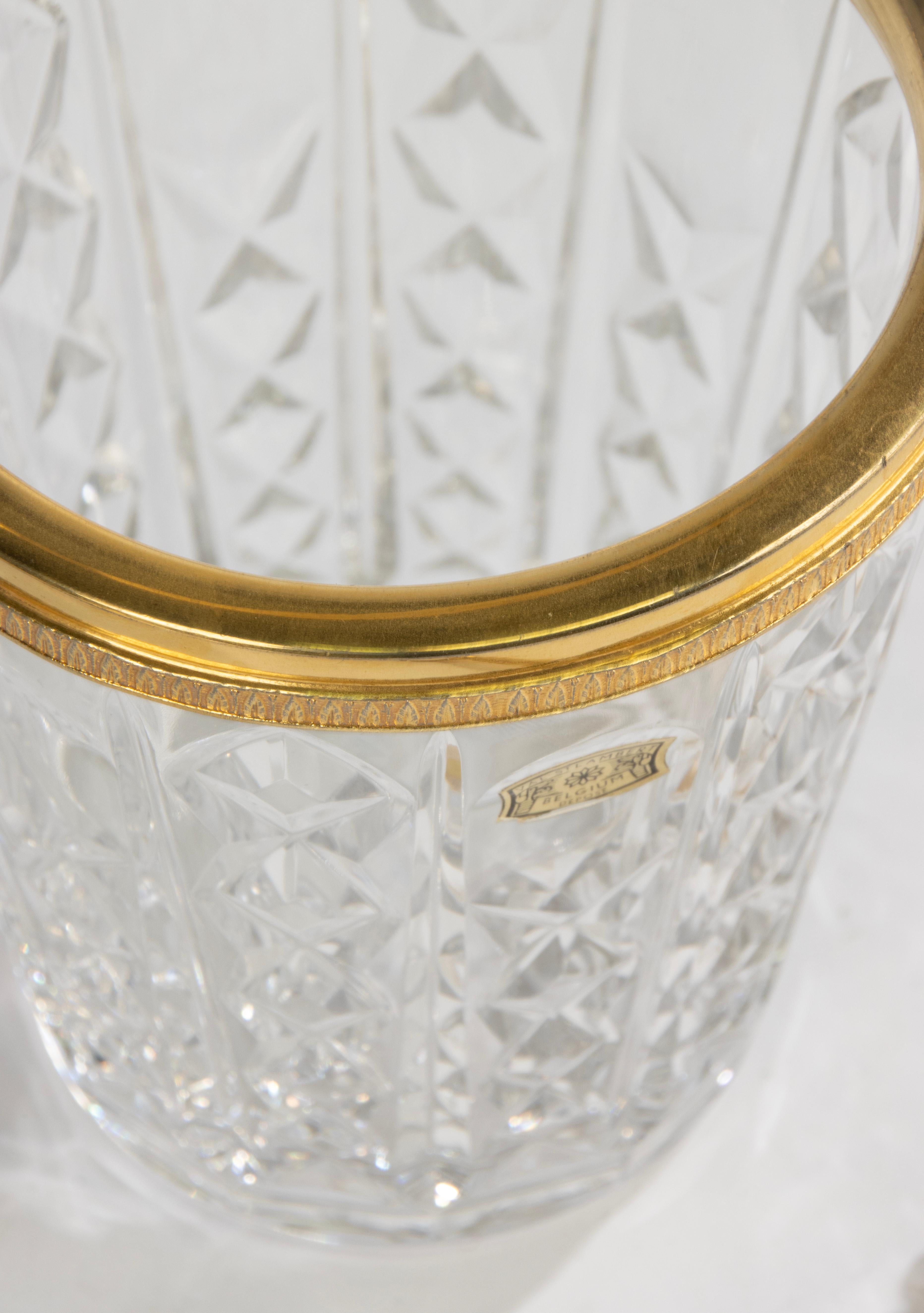Juego de 6 piezas para bar - Val Saint Lambert Cristal - Estilo Hollywood Regency en venta 5
