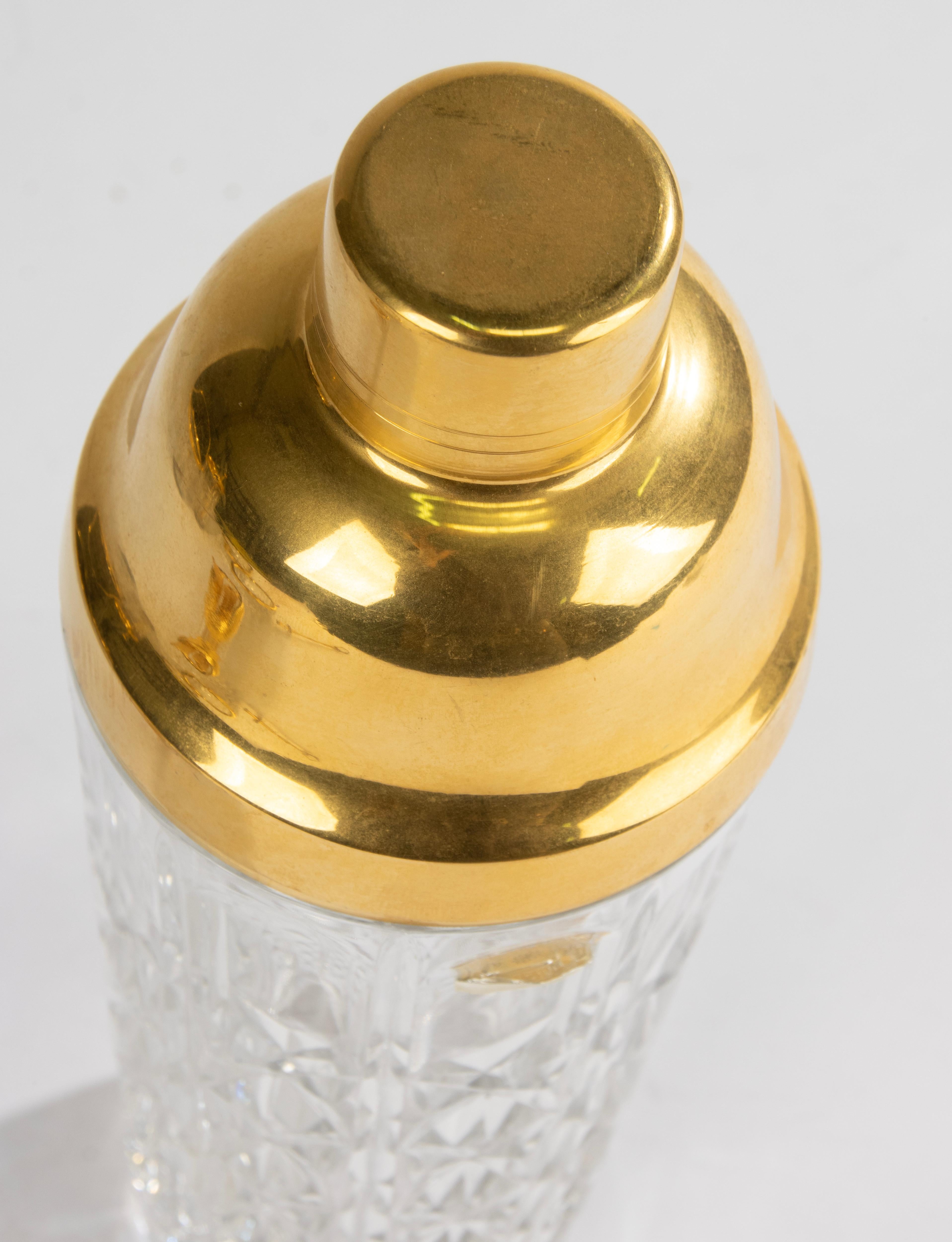 Juego de 6 piezas para bar - Val Saint Lambert Cristal - Estilo Hollywood Regency en venta 9