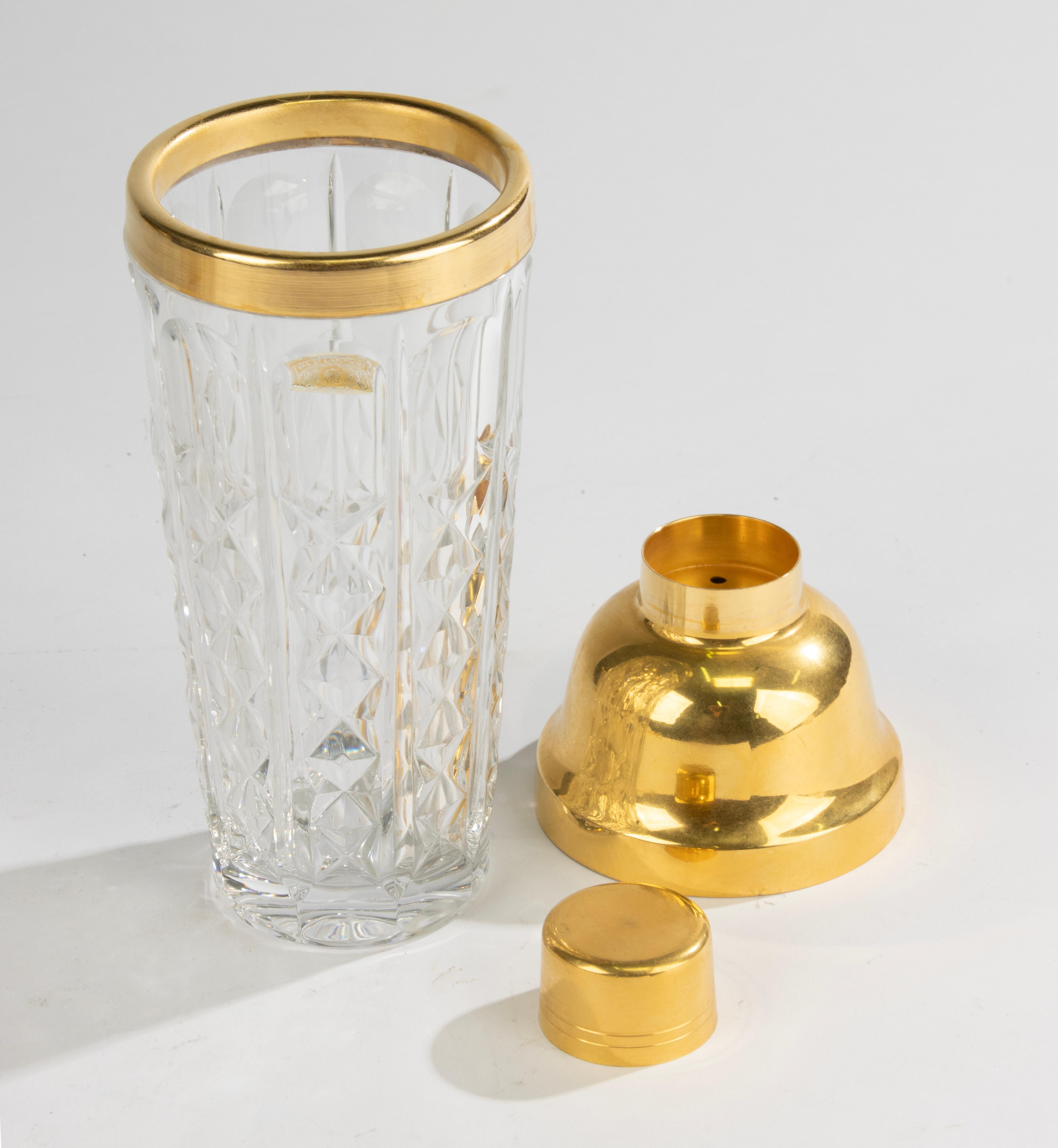 Juego de 6 piezas para bar - Val Saint Lambert Cristal - Estilo Hollywood Regency en venta 10