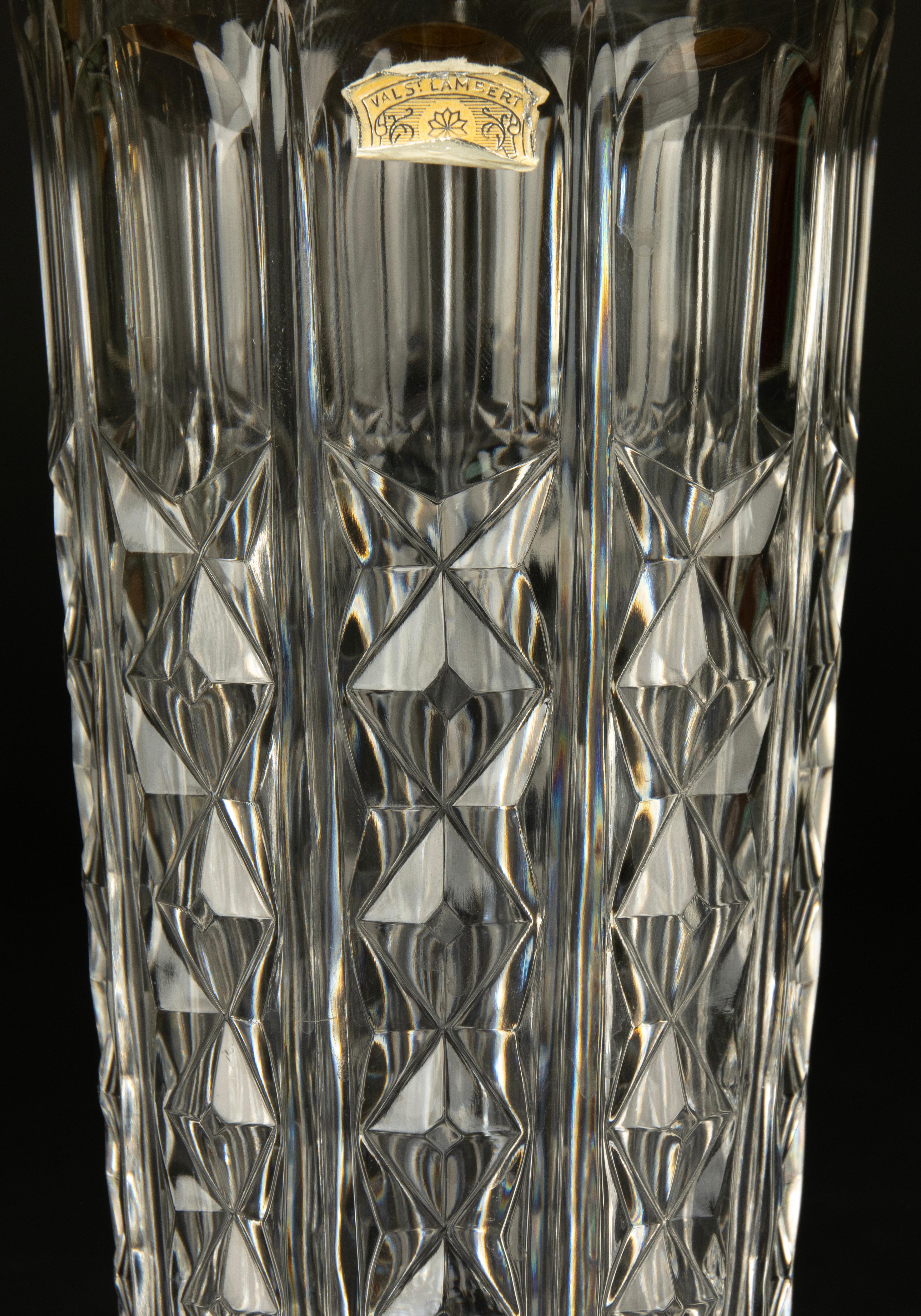 Juego de 6 piezas para bar - Val Saint Lambert Cristal - Estilo Hollywood Regency en venta 13