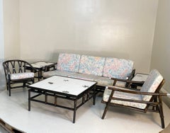 6 piece suite John Wisner for Ficks Reed Far Horizons Collection Bamboo Rattan