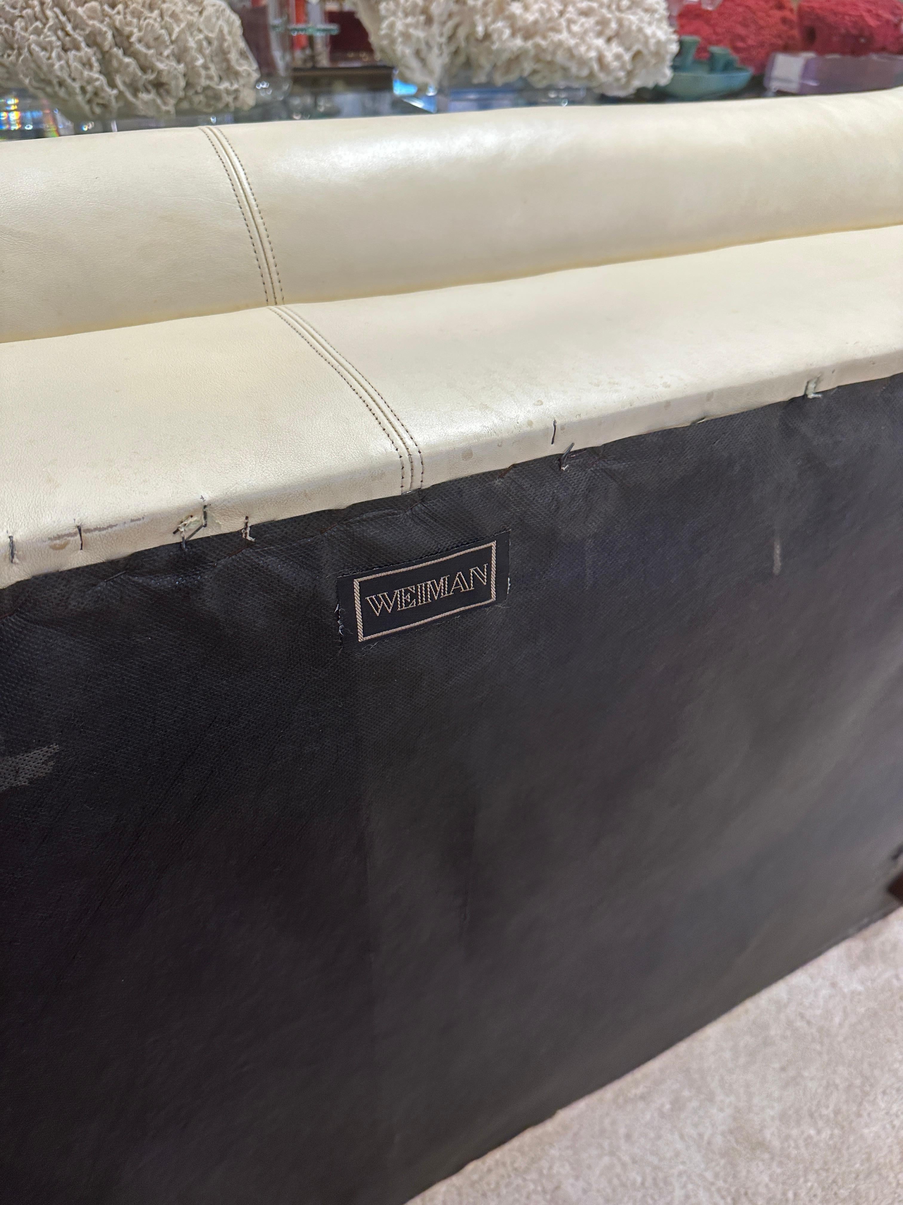 Canapé sectionnel Weiman en cuir de 6 pièces, étiquettes originales en vente 8