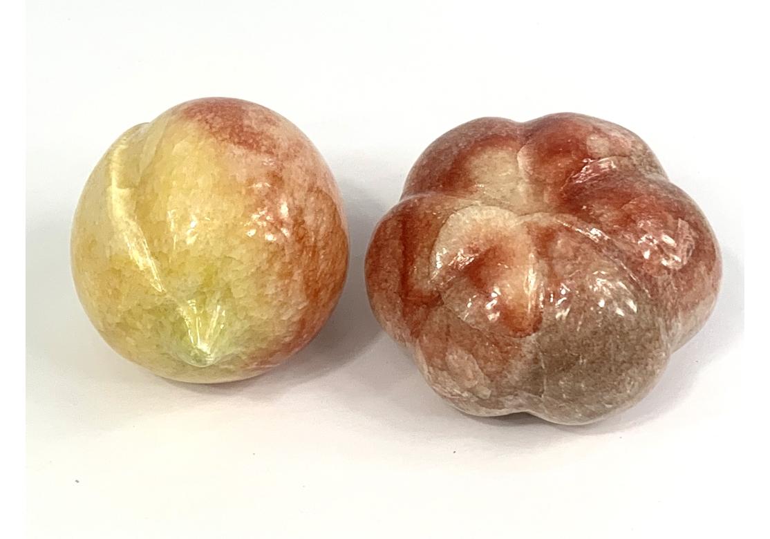 6 Piezas De Fruta De Hueso Vintage Italiano en venta