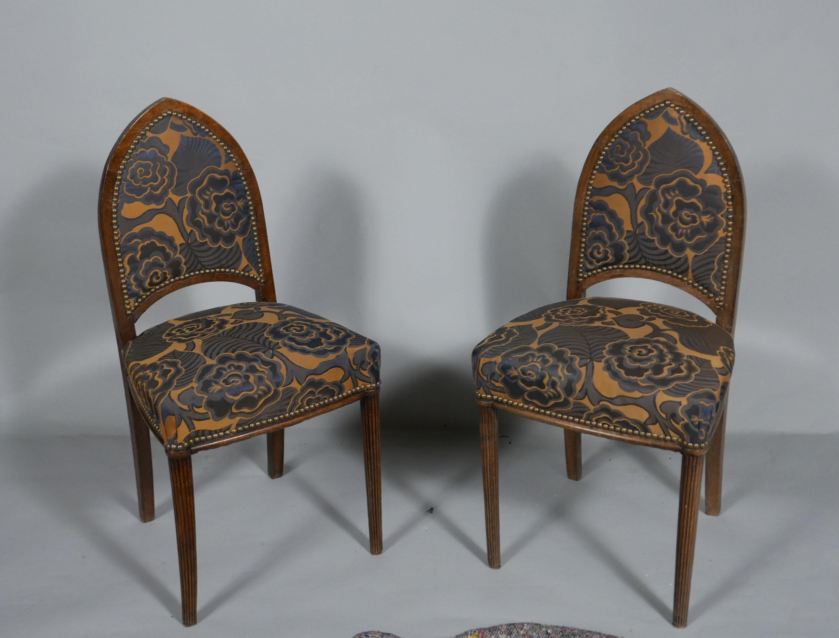 6 Pieces Salon, L. Jallot, France, Circa 1925 In Good Condition For Sale In PARIS, FR