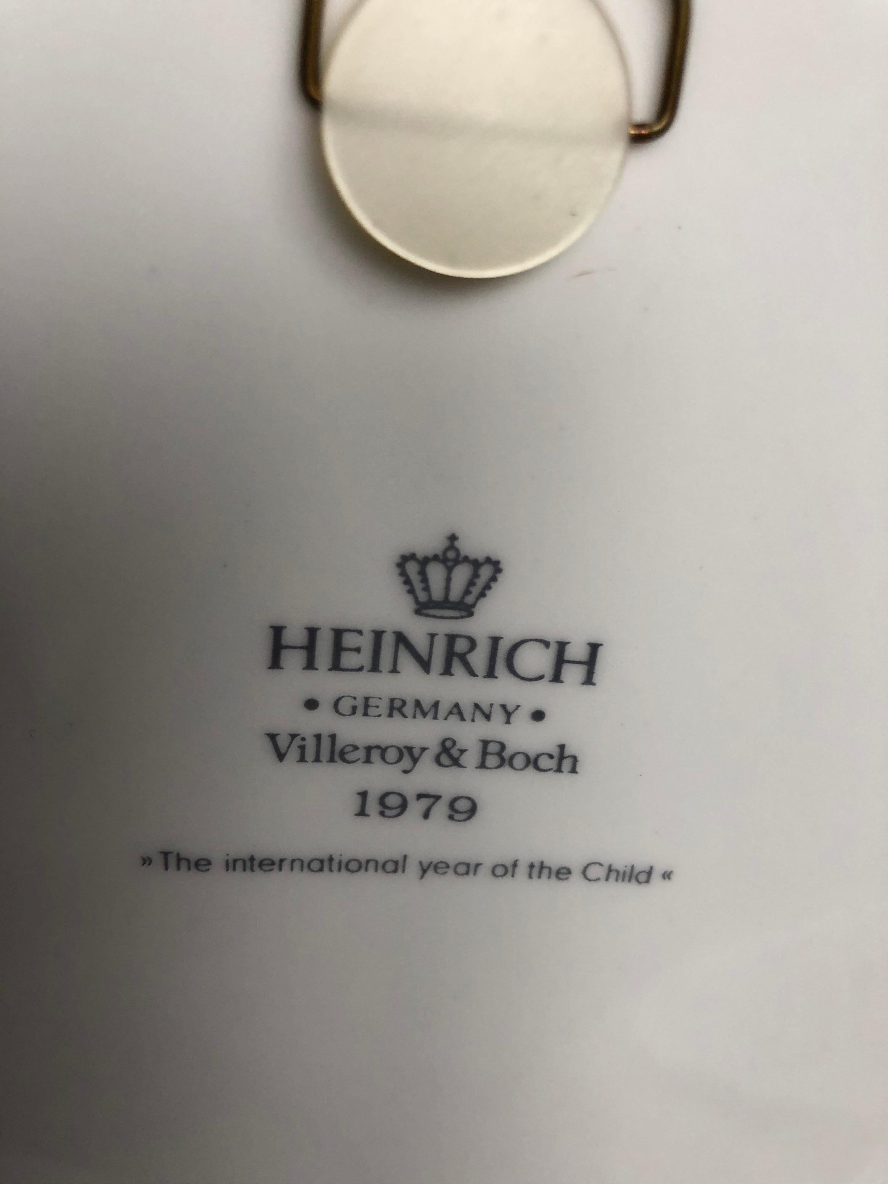 6 assiettes Children of the World Villeroy & Boch 1979 pour Unicef, Allemagne VENTE 3