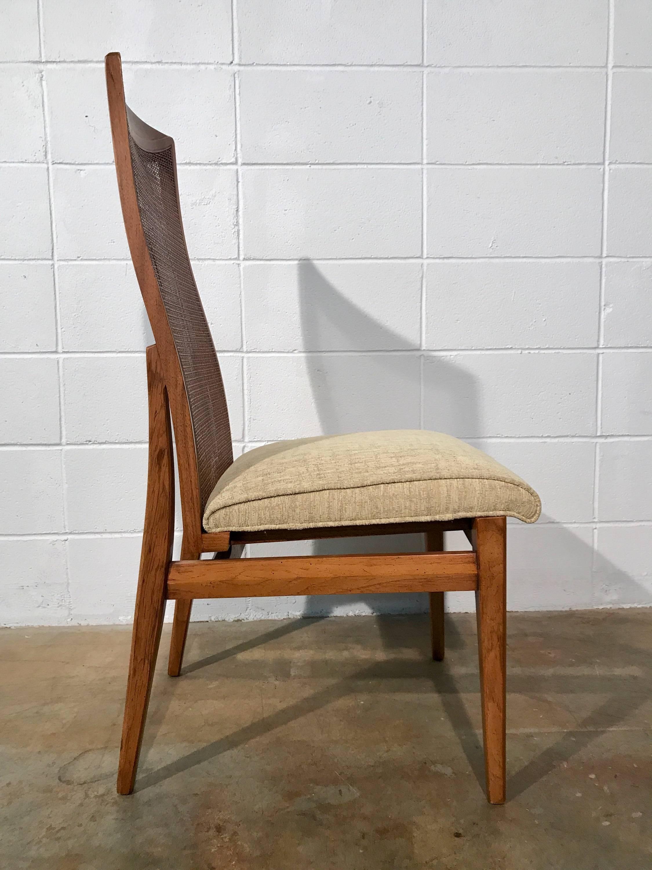 Six Quality Mid-Century Modern Dining Chairs by Heritage Furniture 8