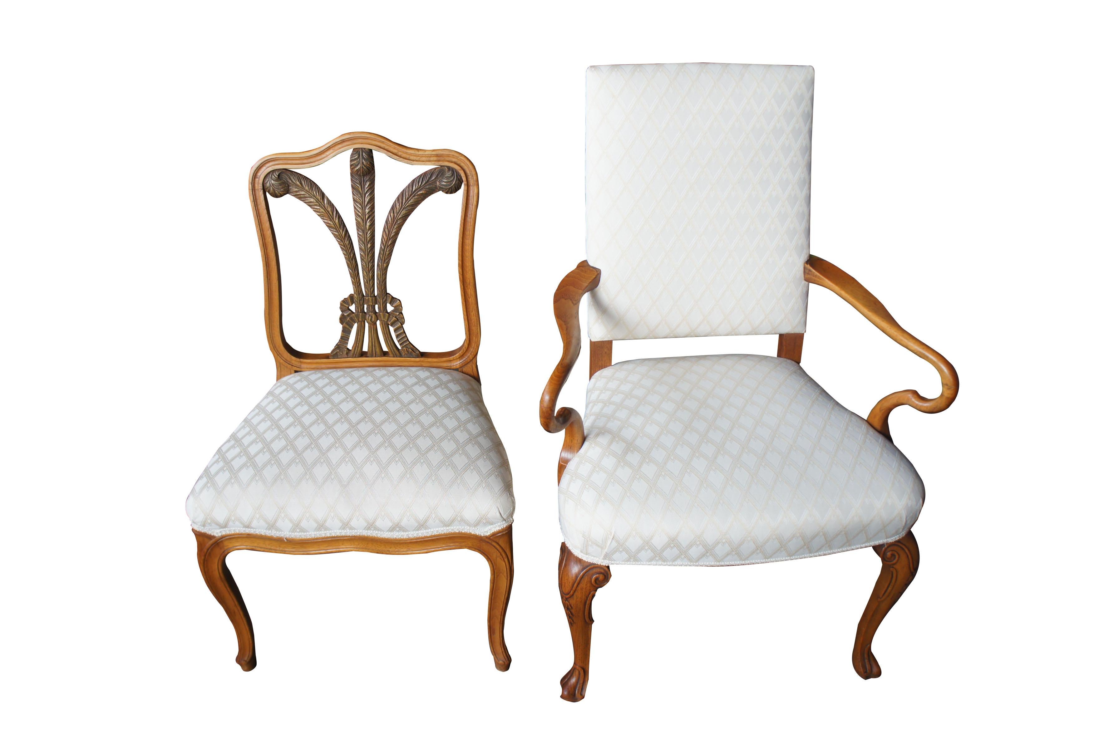 6 Robert Irwin Furniture Co. Dining Chairs Louis XVI Style Florentine Rococo In Good Condition In Dayton, OH