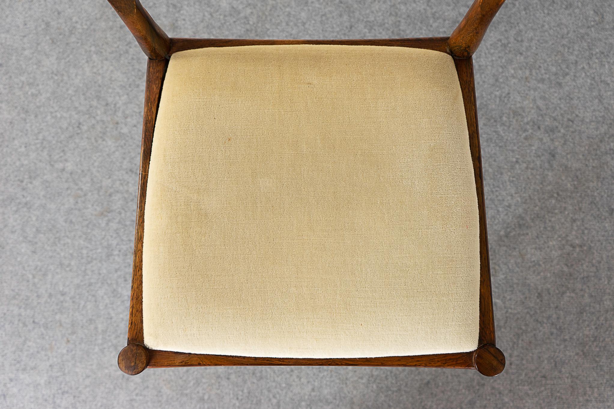 6 Rosewood Danish Mid-Century Dining Chairs  In Good Condition In VANCOUVER, CA