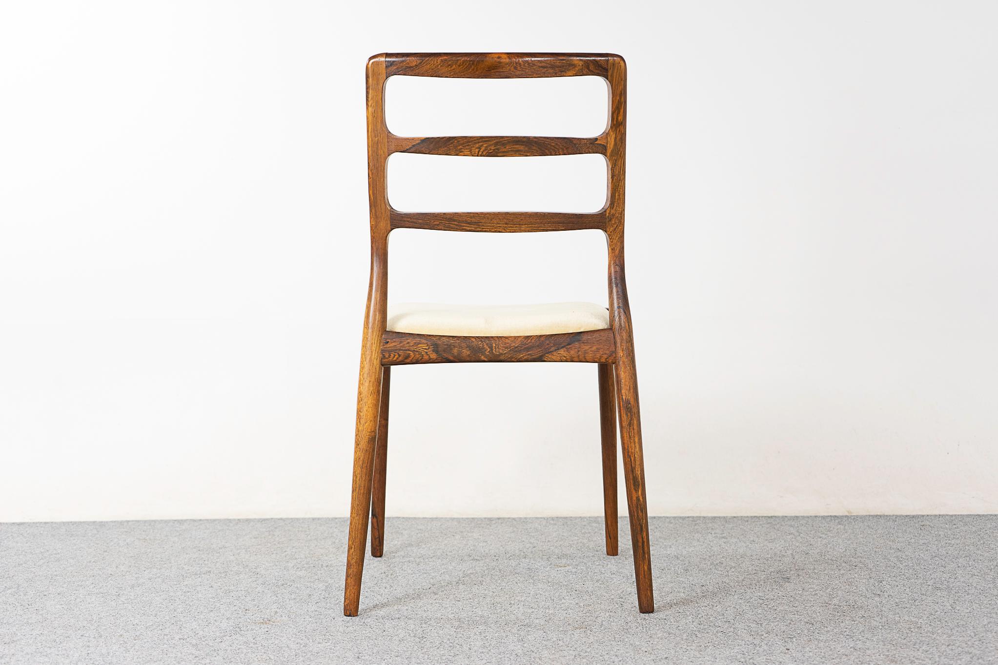 6 Rosewood Danish Mid-Century Dining Chairs  4