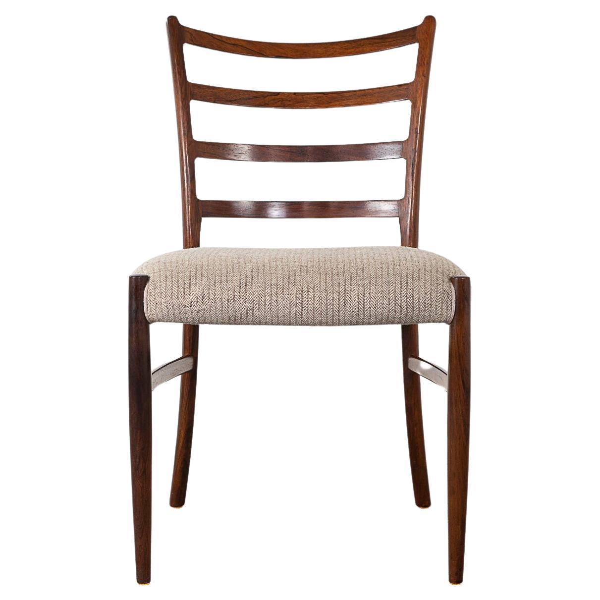 6 Rosewood Danish Mid-Century Dining Chairs For Sale