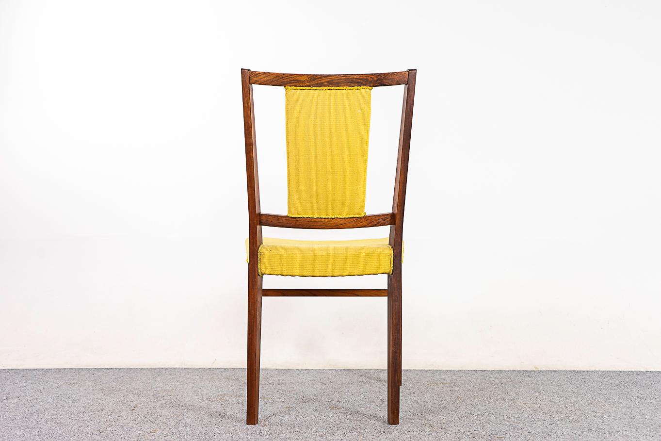 6 Rosewood Danish Modern Dining Chairs For Sale 2