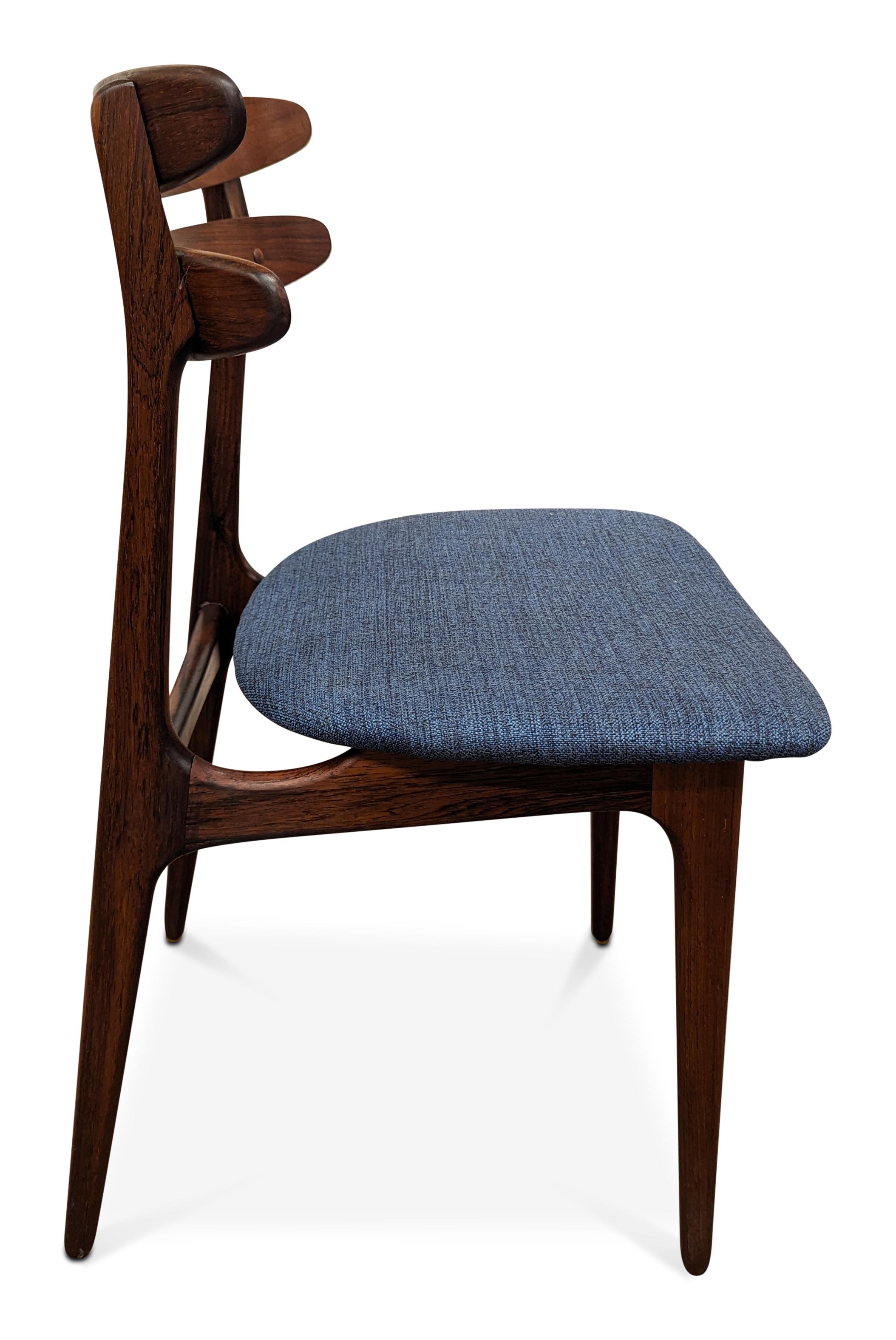 6 Rosewood Dining Chairs - 022483 Vintage Danish Mid Century 1