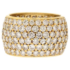 6-Row Diamond Band Ring