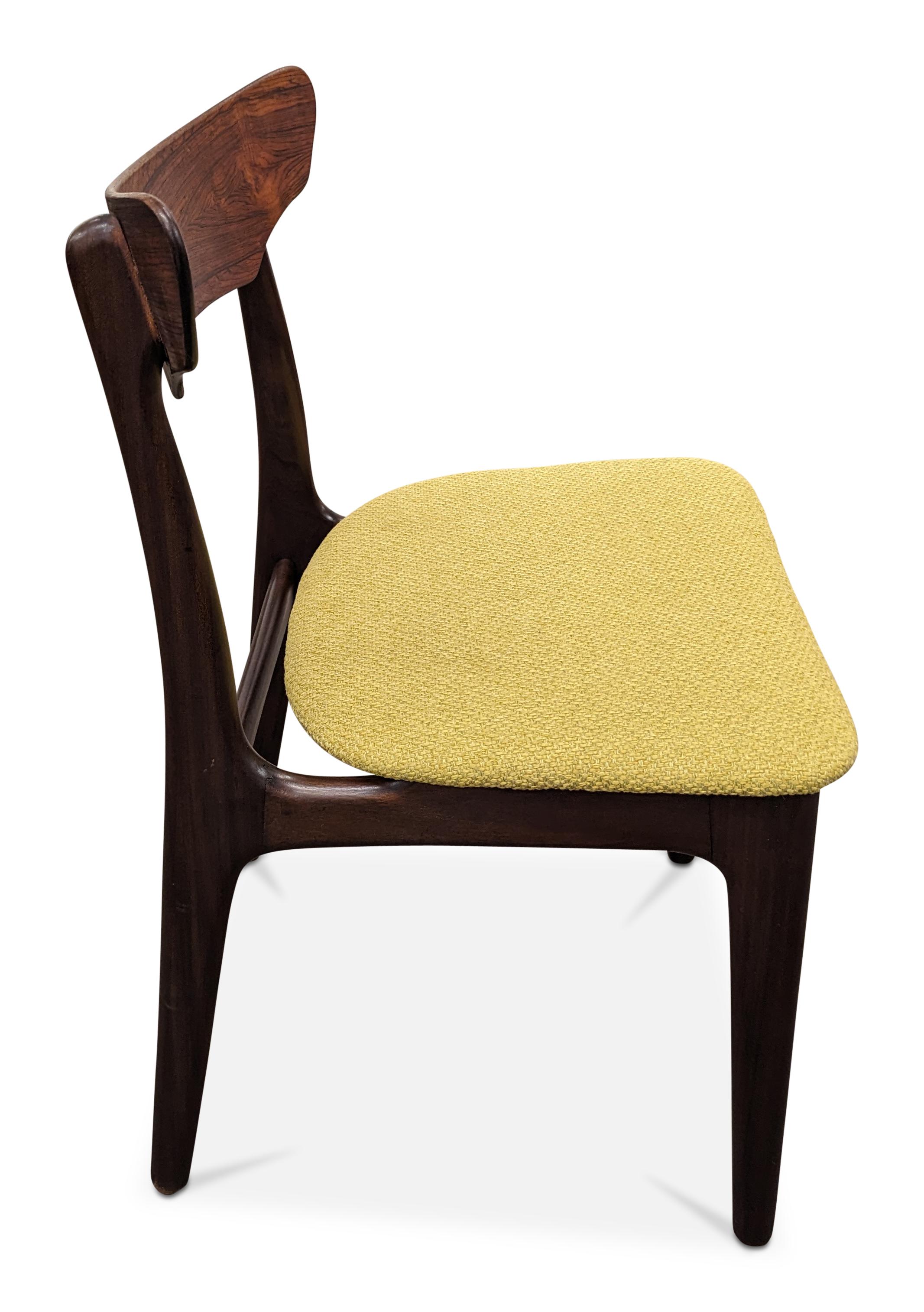 6 Schoning Elegaard Rosewood Dining Chairs - 0224121 Vintage Danish Mid Century 1