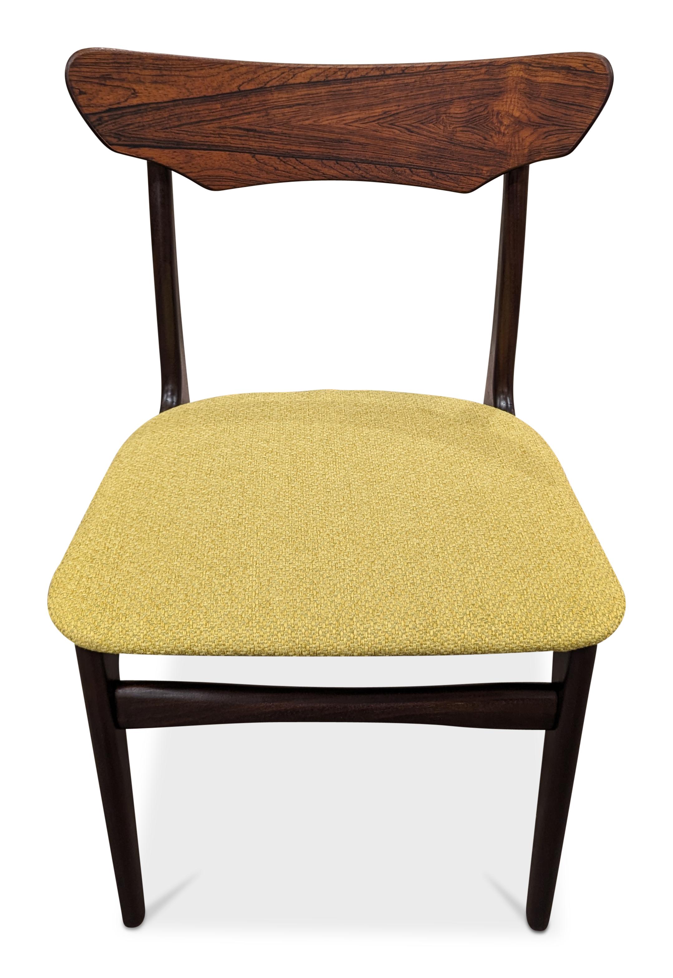 6 Schoning Elegaard Rosewood Dining Chairs - 0224121 Vintage Danish Mid Century 4