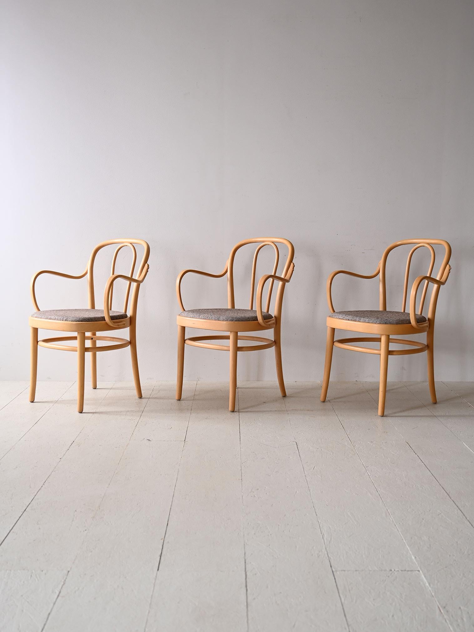 Scandinavian Modern 6 sedie dell'azienda Gemla modello 