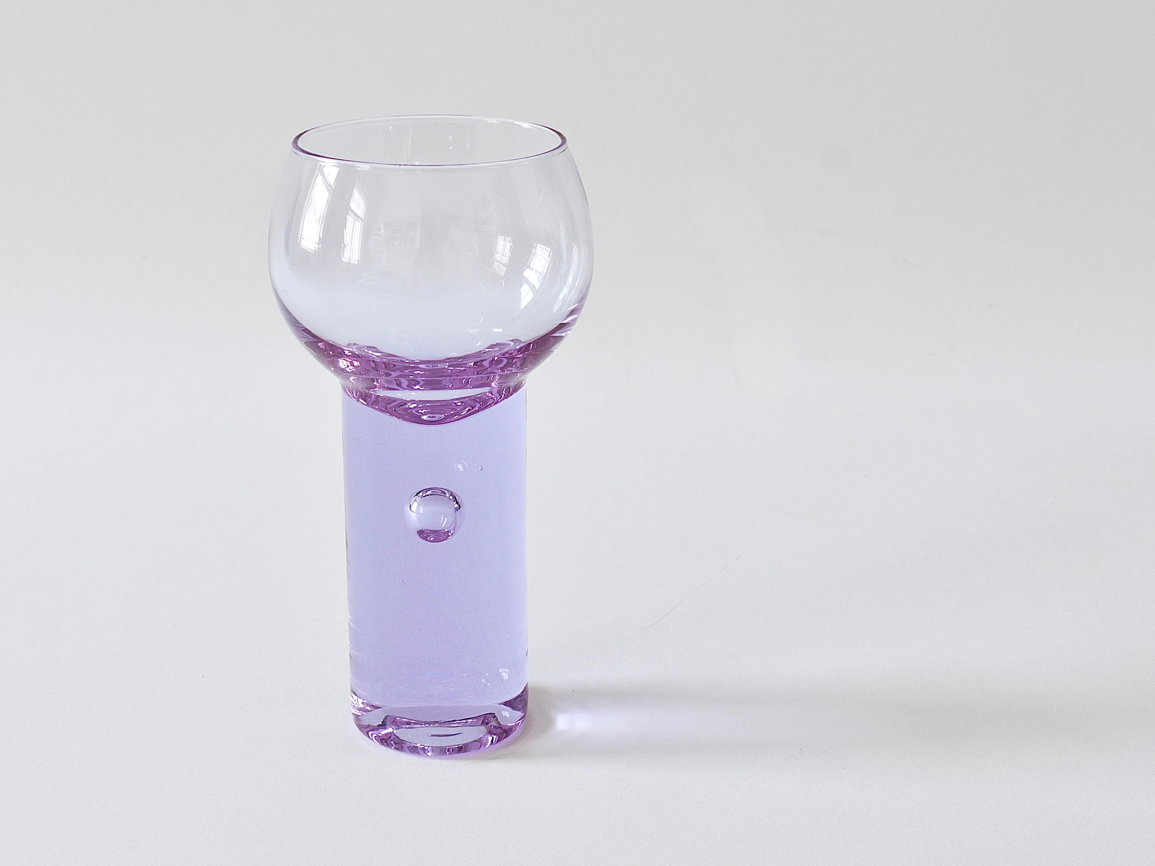 6 Sergio Asti Chameleon Aperitif Drinking Glasses, Arnolfo Di Cambio, Italy 1970 in vendita 5