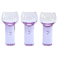 6 Sergio Asti Chameleon Aperitif Drinking Glasses, Arnolfo Di Cambio, Italy 1970