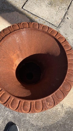 (6) Six MEDICI VASES IN CAST IRON 1850/1900 H: 60cm