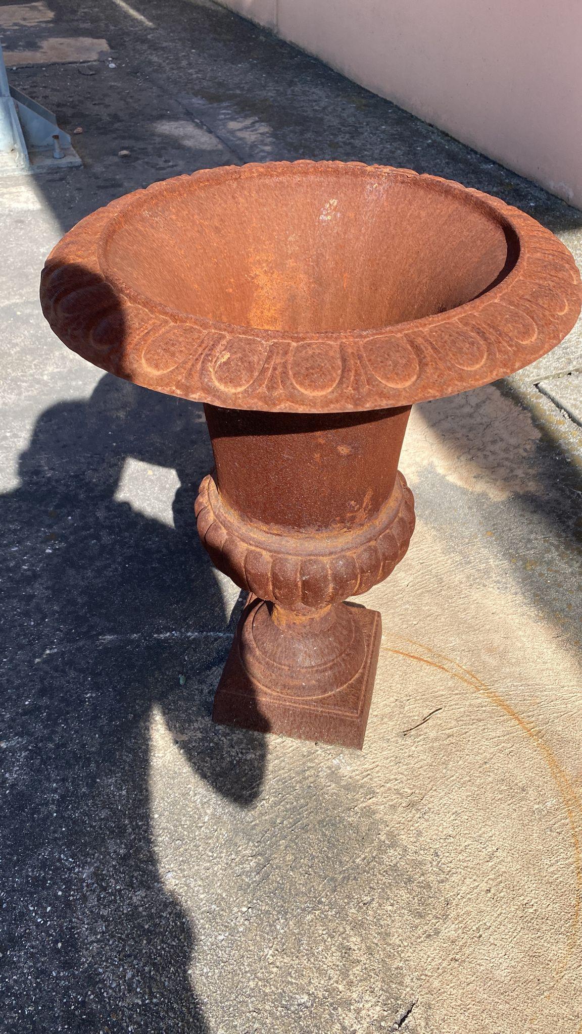(6) Sechs MEDIZINISCHE FÄSSER AUS GUSSEISEN 1850/1900 H: 60cm (Italienisch) im Angebot