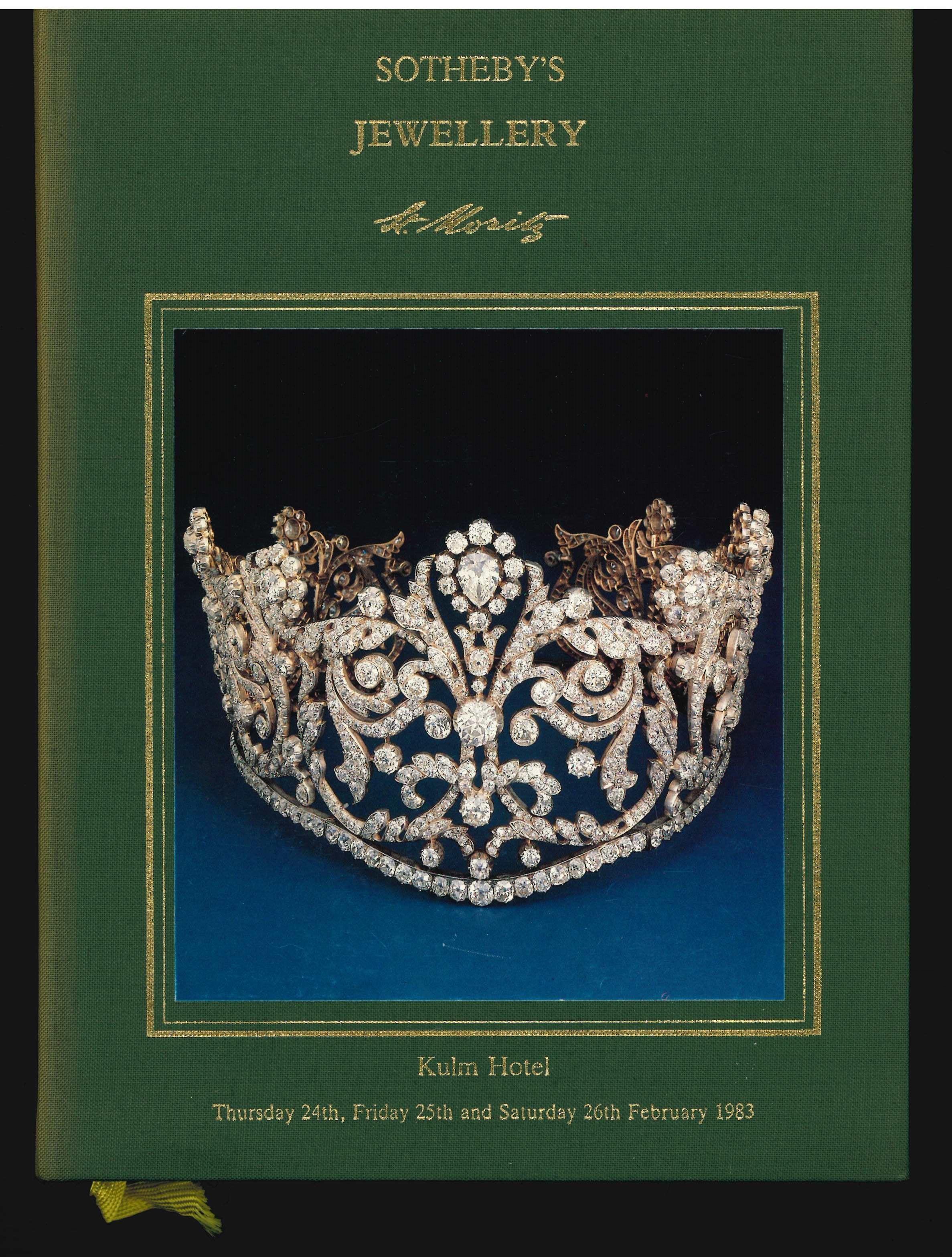 6 Sotheby's Schmuckverkaufskataloge aus den 1980er Jahren im Zustand „Gut“ in North Yorkshire, GB