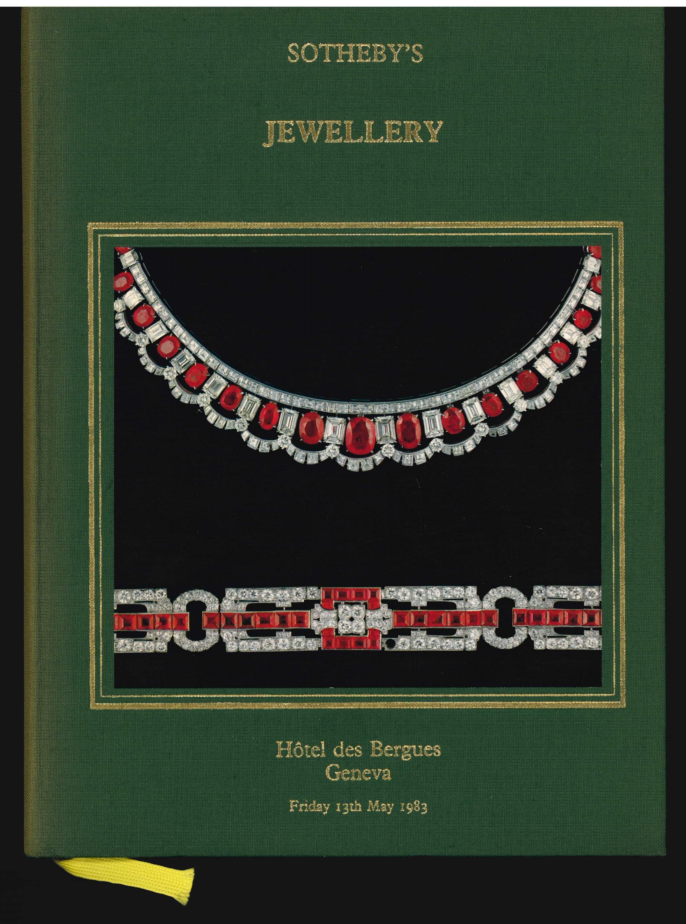 6 Sotheby's Schmuckverkaufskataloge aus den 1980er Jahren für Damen oder Herren