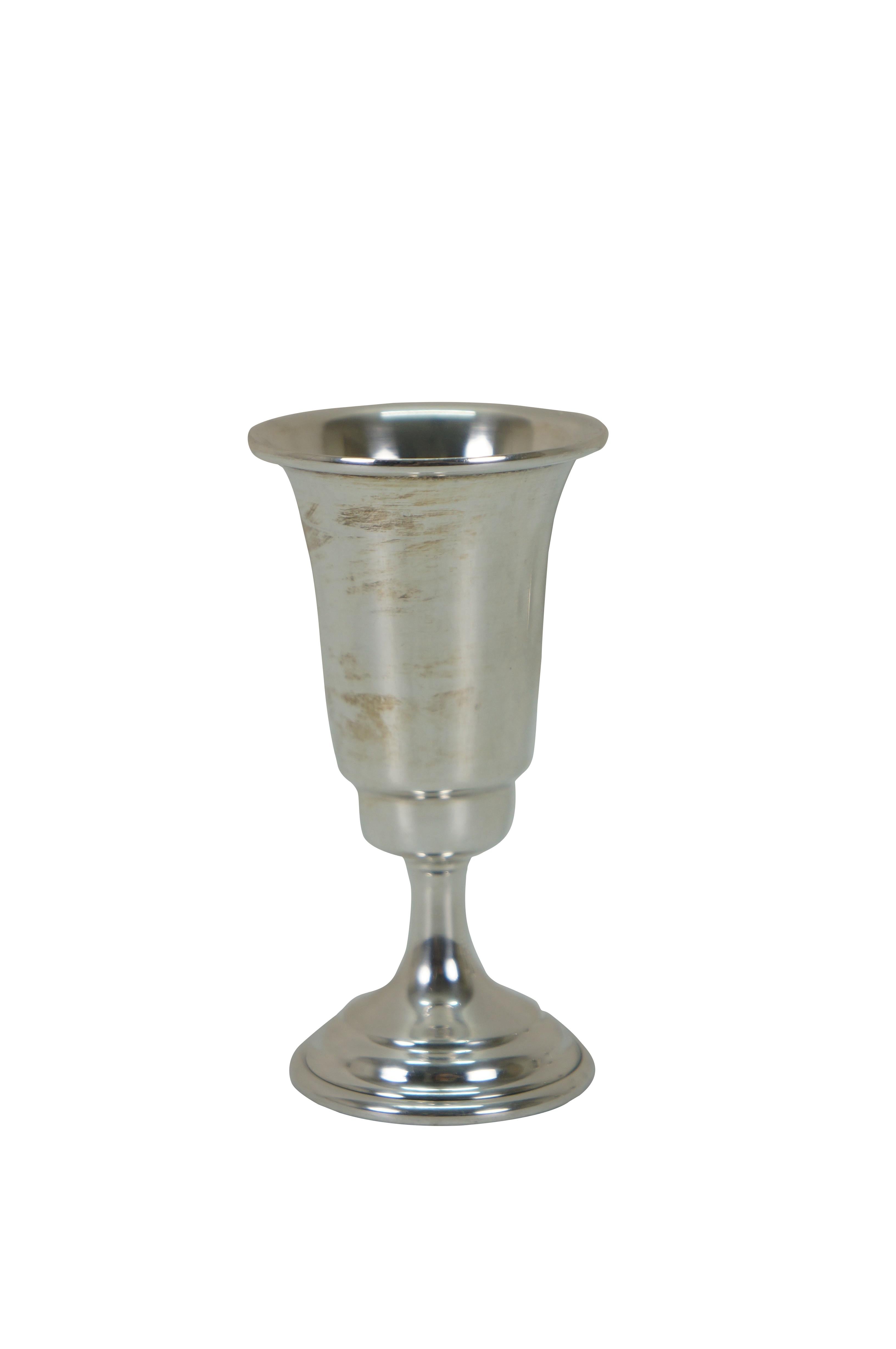 6 Sterling Silver 925 Cordial Liquor Port Aperitif Shot Glasses Goblets 150g 3