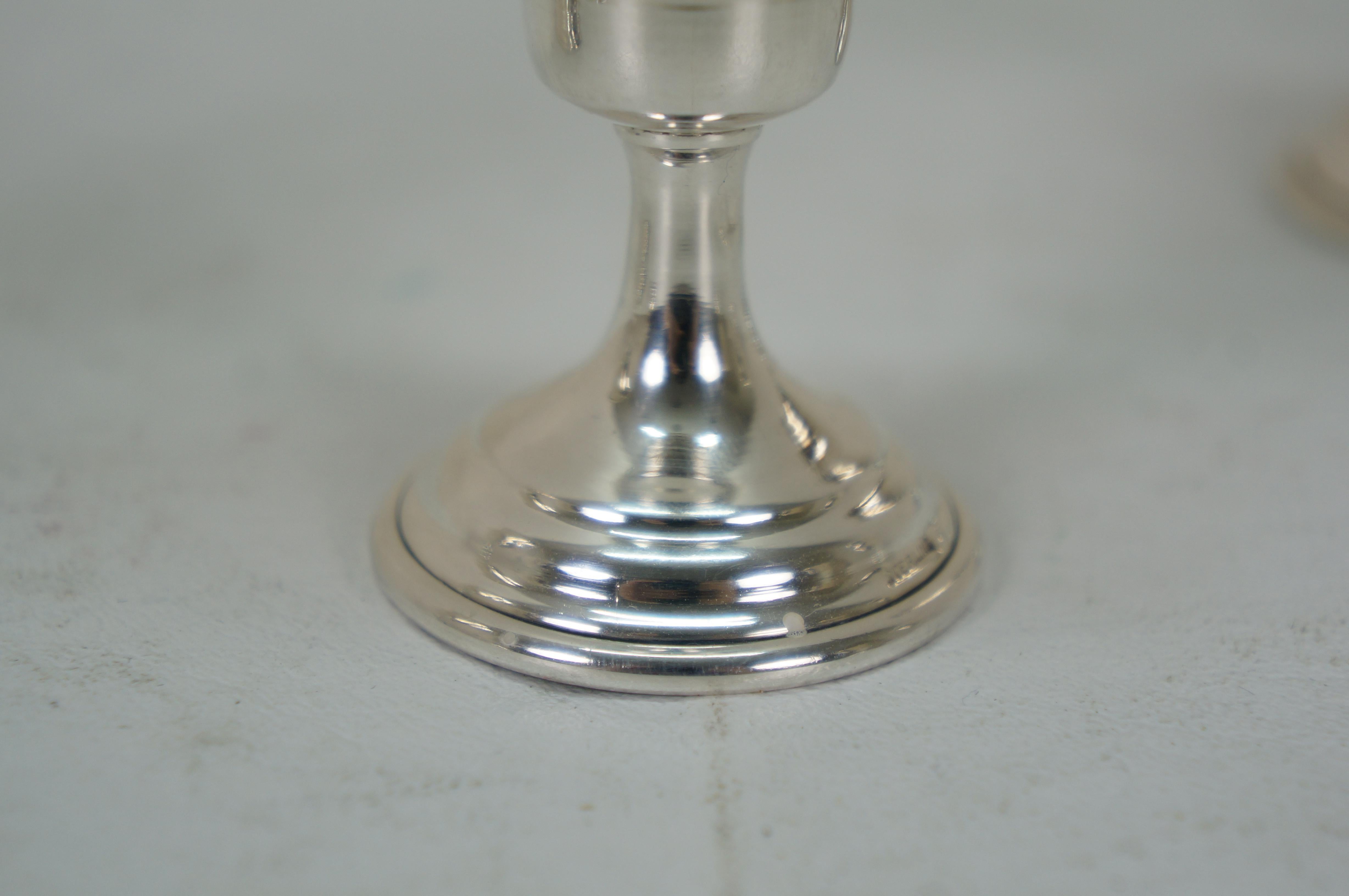 6 Sterling Silver 925 Cordial Liquor Port Aperitif Shot Glasses Goblets 150g 3