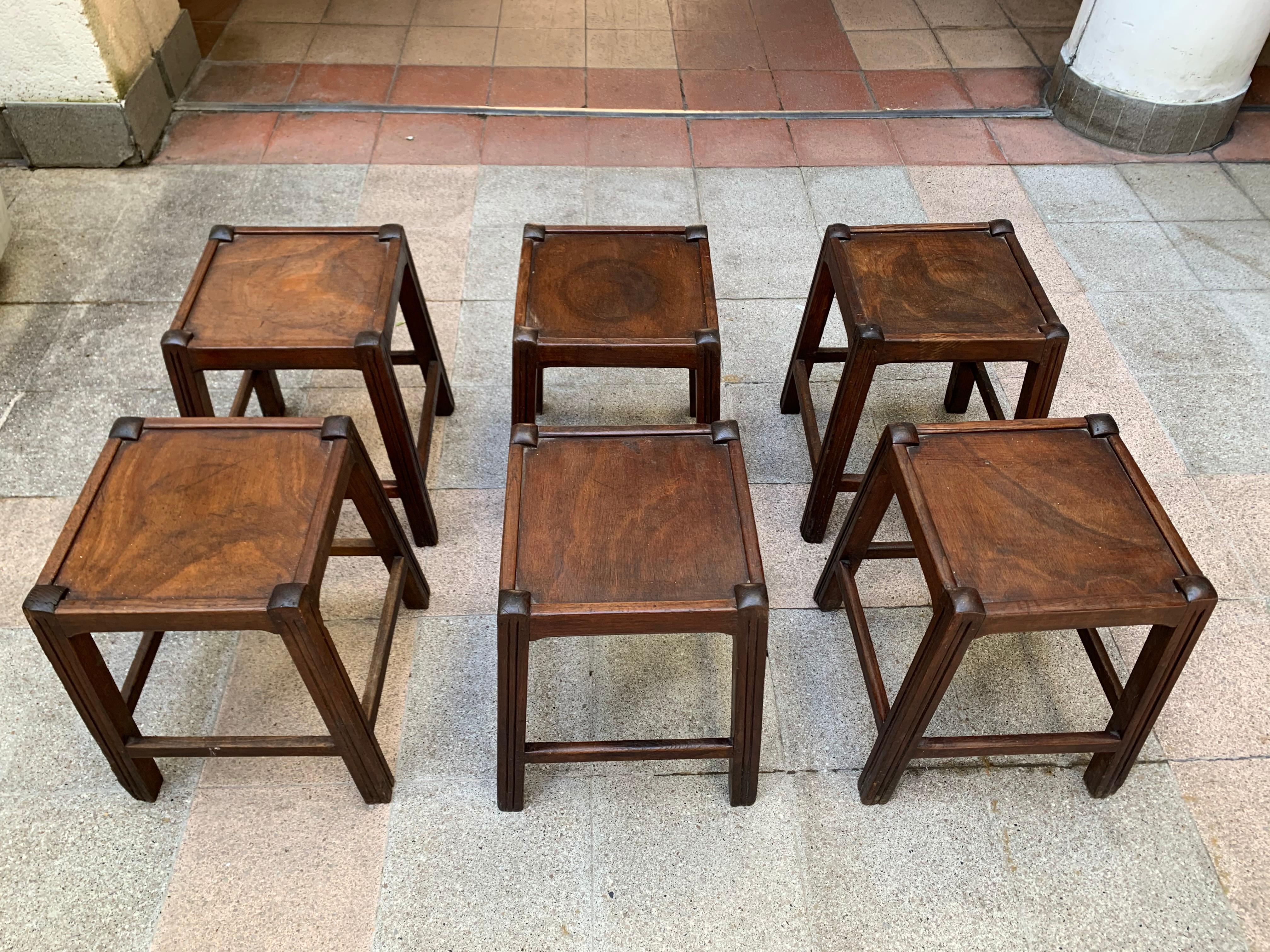 6 Stools for the Resort of Les Arcs 1