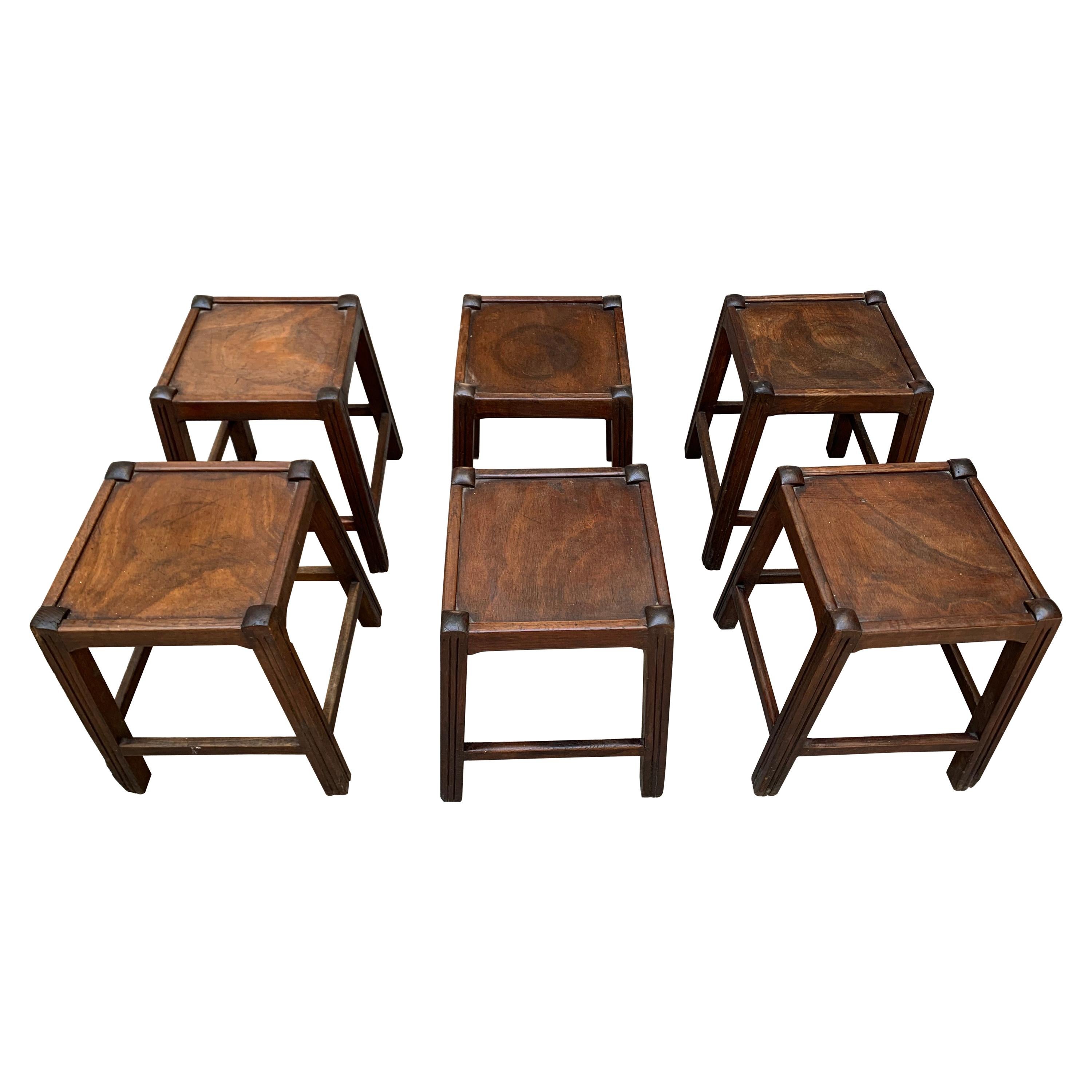 6 Stools for the Resort of Les Arcs