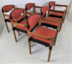 6 Strax Dining Chairs by Casala / Germany 1970s by Harmut Lohmeyer