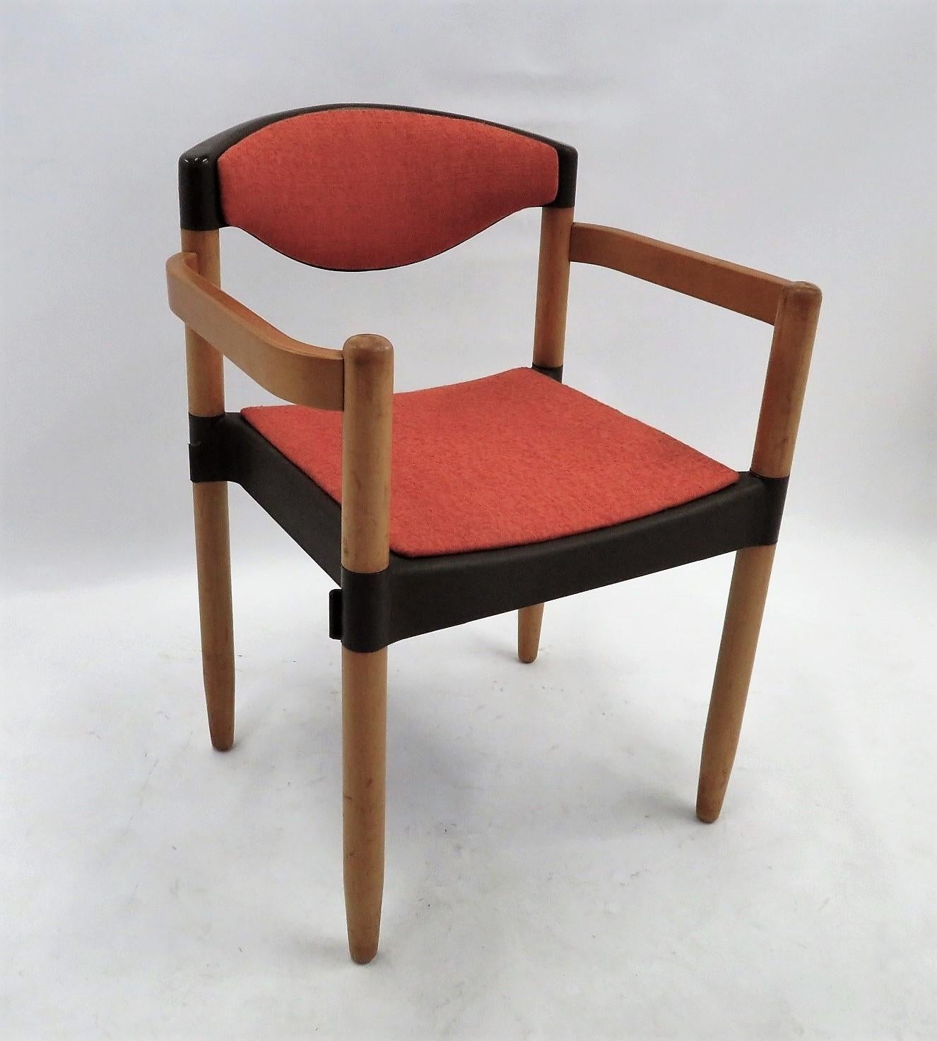 Late 20th Century 6 Strax Dining Chairs by Casala / Germany 1970s by Harmut Lohmeyer