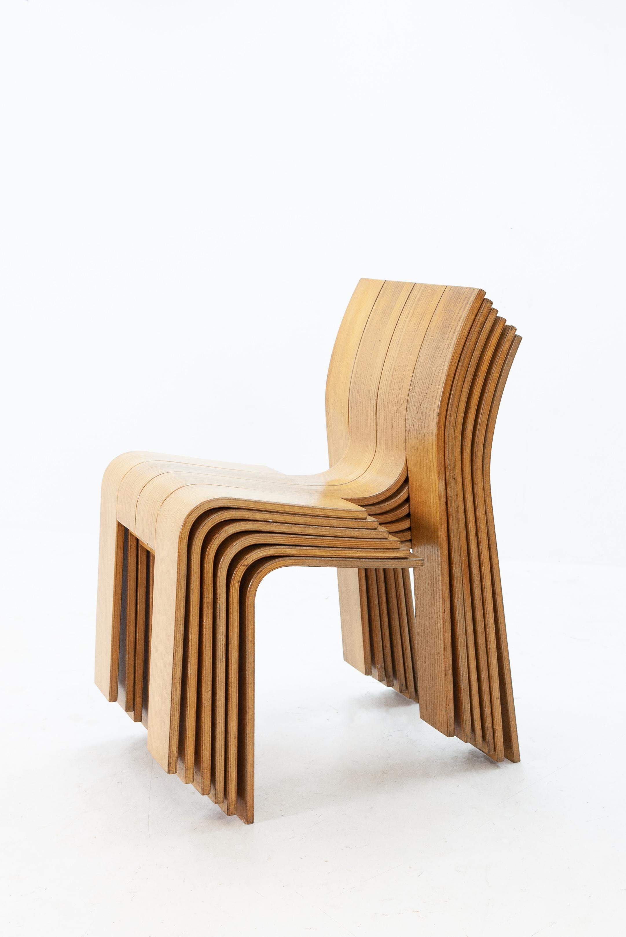 Modern 6 Strip Chair Gijs Bakker 