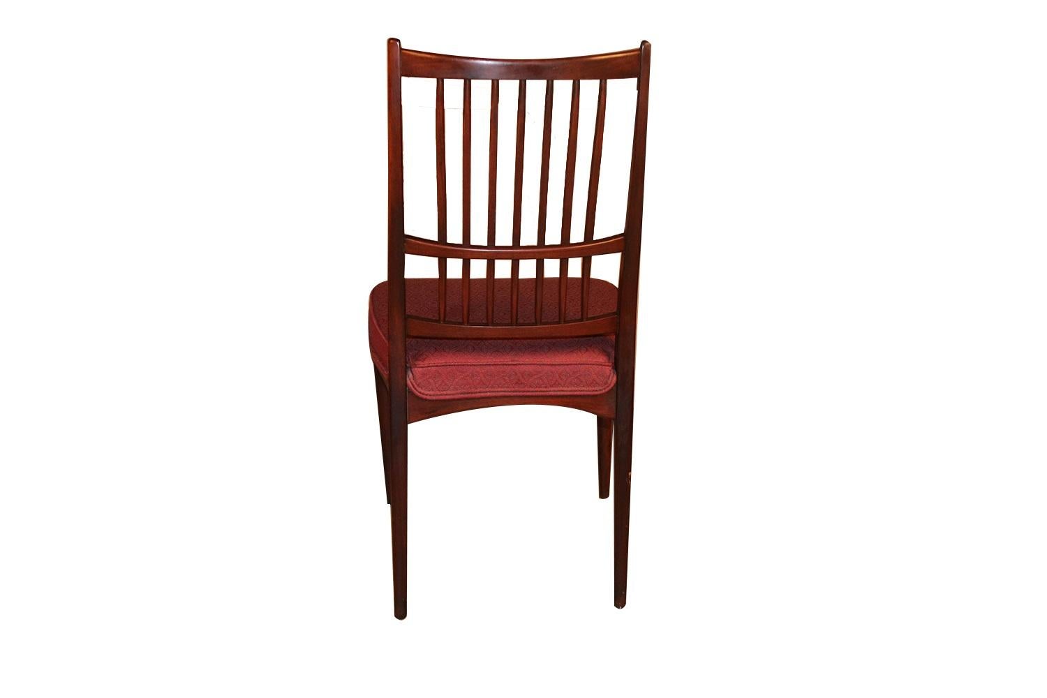 6 Svante Skogh Rosewood Cortina Dining Chairs In Good Condition In Baltimore, MD