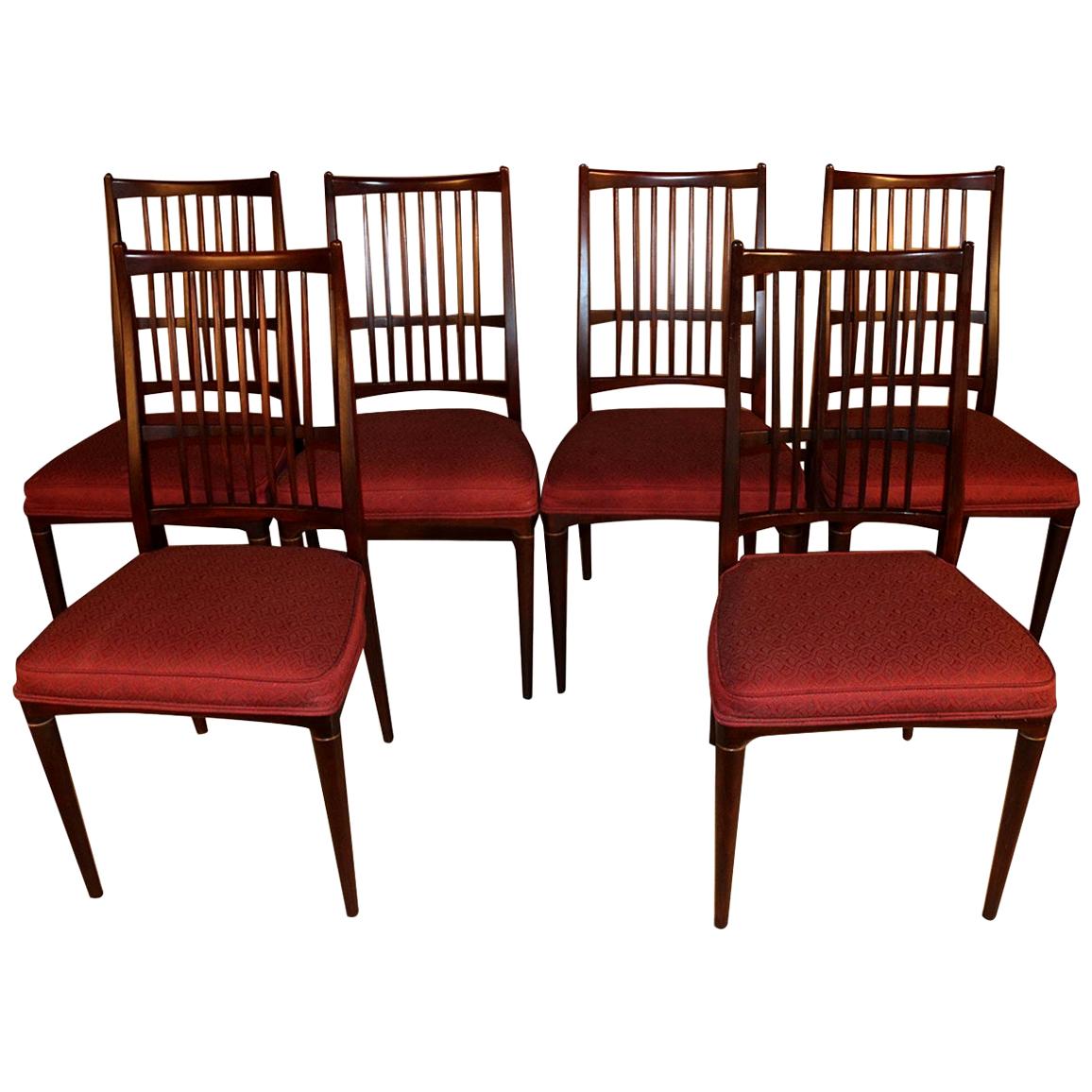 6 Svante Skogh Rosewood Cortina Dining Chairs
