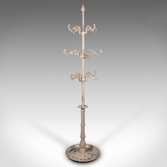 6' Tall Antique Portico Coat Stand, English, Hallway, Umbrella Rack, Victorian