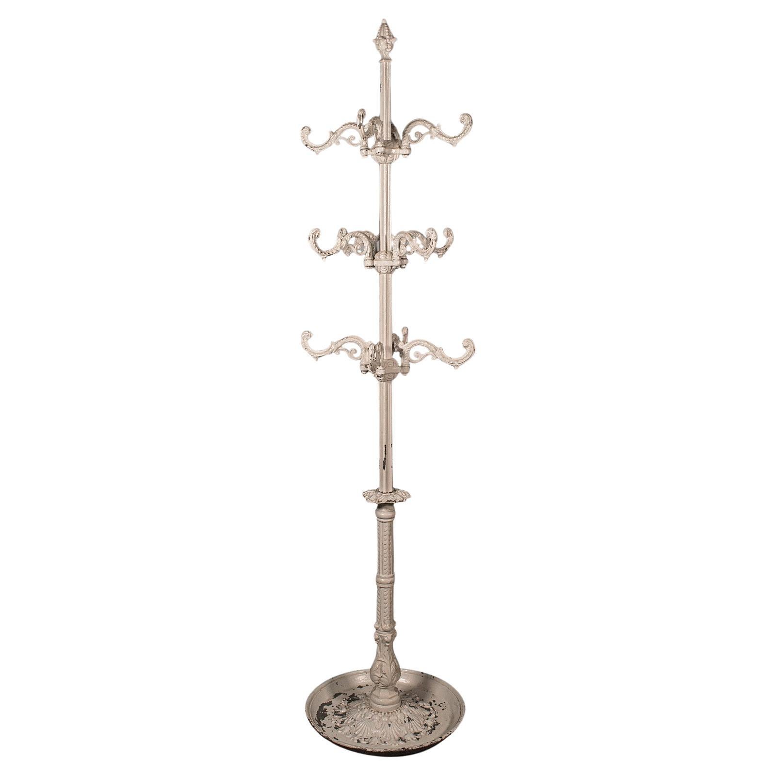 6' Tall Antique Portico Coat Stand, English, Hallway, Umbrella Rack, Victorian