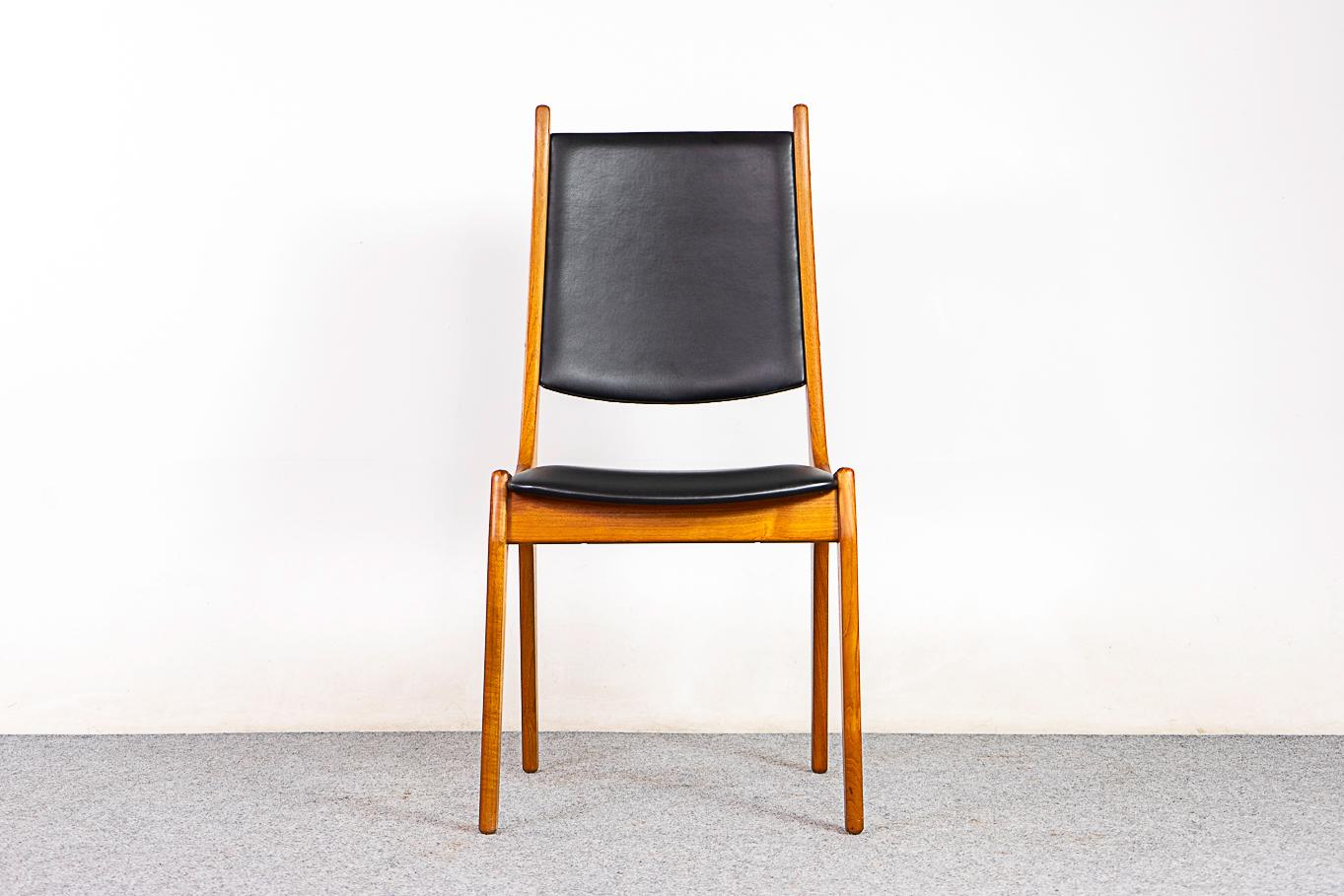 Mid-20th Century 6 Teak Danish Modern Dining Chairs For Sale