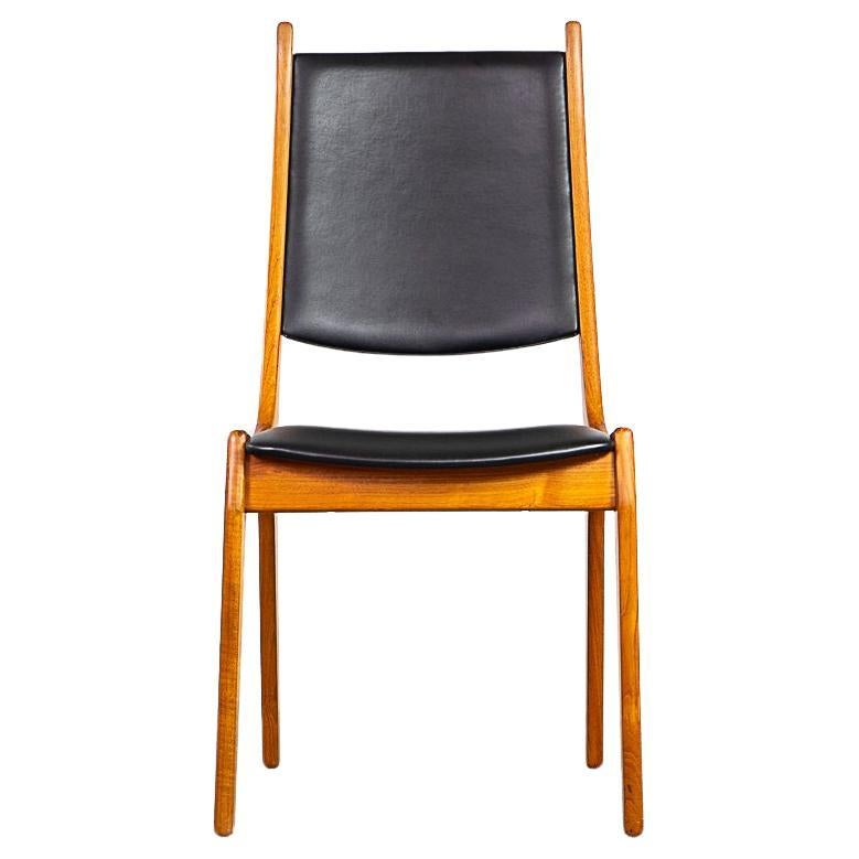 6 Teak Danish Modern Dining Chairs For Sale